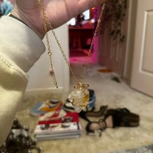 Citrine Gold Necklace